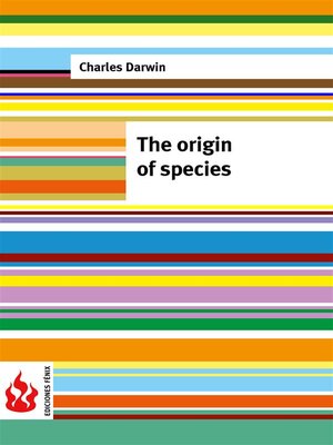 cover image of The origin of species (low cost). Limited edition